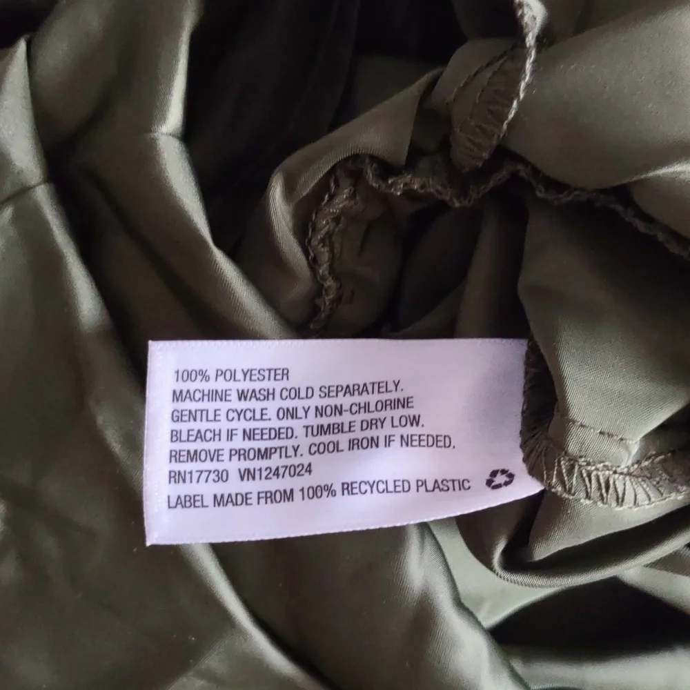 Hunter X Target Medium Olive Green Satin Romper